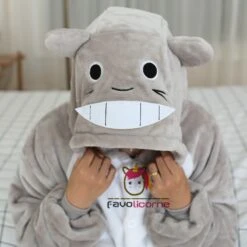 Combinaison Pyjama Totoro Animaux Déguisement -Favolicorne Déguisement Promos Magasin af19001 2
