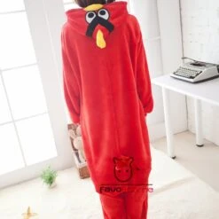 Pyjama Bird Rouge Animaux Combinaison Déguisement 9 Pyjama Bird Rouge Animaux Combinaison Déguisement -Favolicorne Déguisement Promos Magasin af19004 3