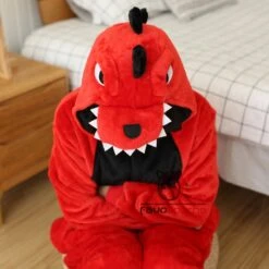 Dinosaure Rouge Animaux Combinaison Déguisement -Favolicorne Déguisement Promos Magasin af19006 5