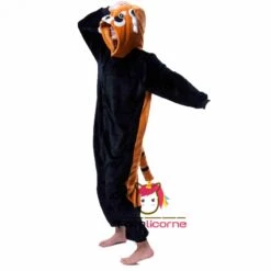 Rouge Panda Animaux Combinaison Femme Homme Déguisement -Favolicorne Déguisement Promos Magasin af190100 2