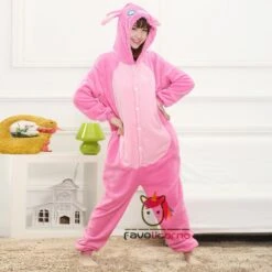 Pyjama Stitch Rose Combinaison Femme Homme Déguisement -Favolicorne Déguisement Promos Magasin af190102 3