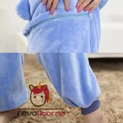 Pyjama Stitch Bleue Combinaison Femme Homme Déguisement -Favolicorne Déguisement Promos Magasin af190103 6