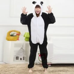 Pyjama Panda Combinaison Femme Homme Déguisement -Favolicorne Déguisement Promos Magasin af190104 3
