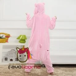 Kitty Chat Rose Combinaison Pyjama Déguisement -Favolicorne Déguisement Promos Magasin af190106 4