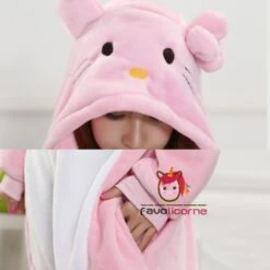 Kitty Chat Rose Combinaison Pyjama Déguisement -Favolicorne Déguisement Promos Magasin af190106 5