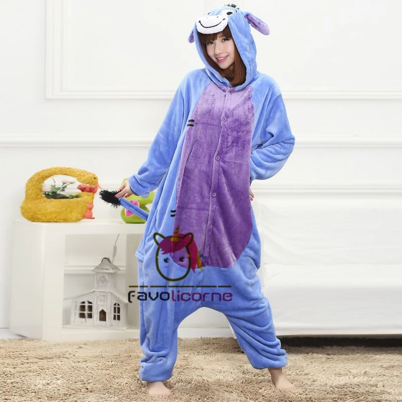 Pyjama Bourriquet Combinaison Femme Homme Déguisement 2 Pyjama Bourriquet Combinaison Femme Homme Déguisement – Image 2