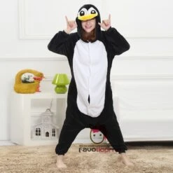 Pyjama Pingouin Combinaison Femme Homme Déguisement -Favolicorne Déguisement Promos Magasin af190109 3