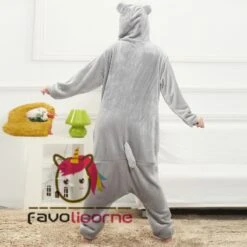 Pyjama Totoro Combinaison Femme Homme Déguisement -Favolicorne Déguisement Promos Magasin af190114 4