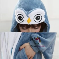 Pyjama Hibou Combinaison Femme Homme Déguisement -Favolicorne Déguisement Promos Magasin af190115 5