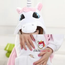 Pyjama Licorne Rose Combinaison Femme Homme Déguisement 12 Pyjama Licorne Rose Combinaison Femme Homme Déguisement -Favolicorne Déguisement Promos Magasin af190121 5