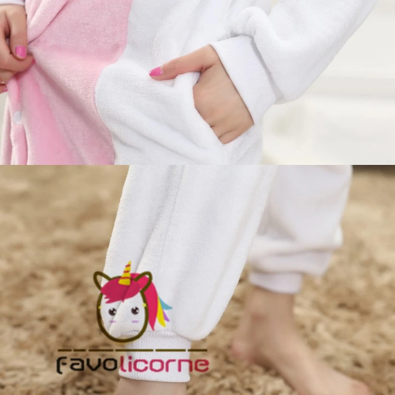 Pyjama Licorne Rose Combinaison Femme Homme Déguisement 7 Pyjama Licorne Rose Combinaison Femme Homme Déguisement – Image 7