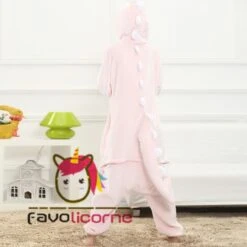 Combinaison Pyjama Dinosaure Rose Déguisement -Favolicorne Déguisement Promos Magasin af190128 4