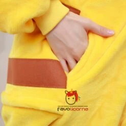 Pyjama Pikachu Adulte Animaux Combinaison Déguisement -Favolicorne Déguisement Promos Magasin af19013 3