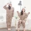 Combinaison Pyjama Leopard Chat Déguisement