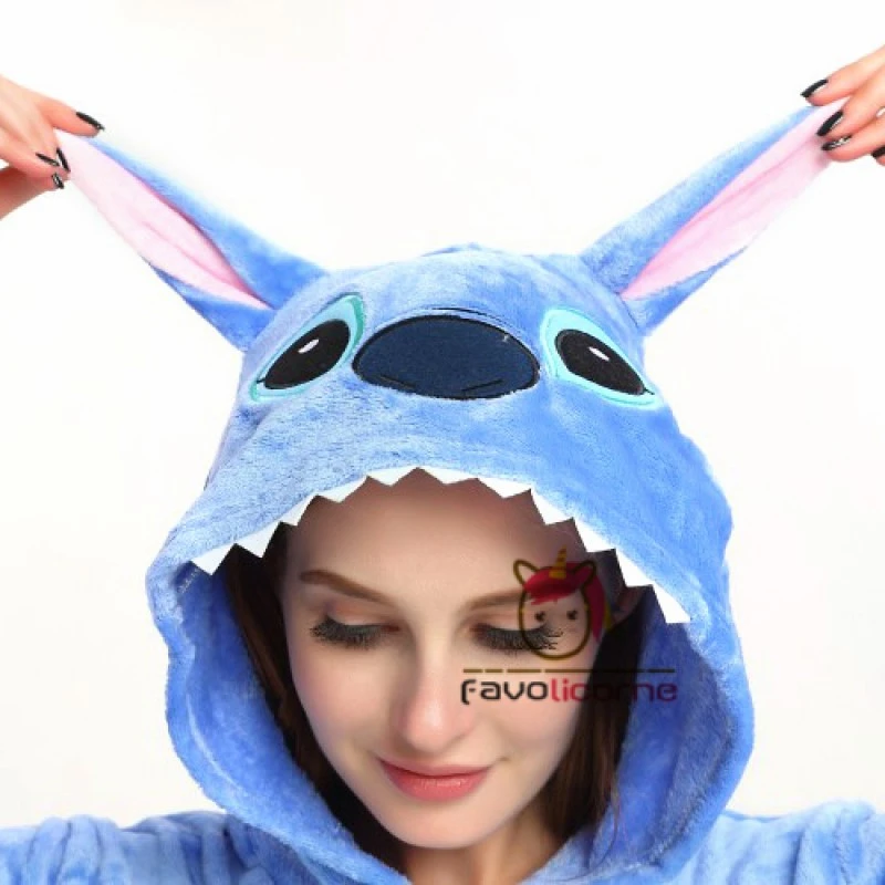 Combinaison Pyjama Stitch Femme Homme Déguisement 6 Combinaison Pyjama Stitch Femme Homme Déguisement – Image 6