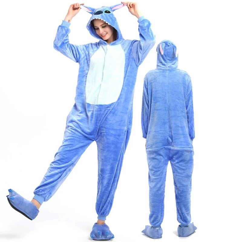 Combinaison Pyjama Stitch Femme Homme Déguisement 1 Combinaison Pyjama Stitch Femme Homme Déguisement