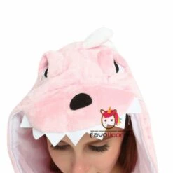 Combinaison Pyjama Dinosaure Rose Femme Homme Déguisement 12 Combinaison Pyjama Dinosaure Rose Femme Homme Déguisement -Favolicorne Déguisement Promos Magasin af190144 5
