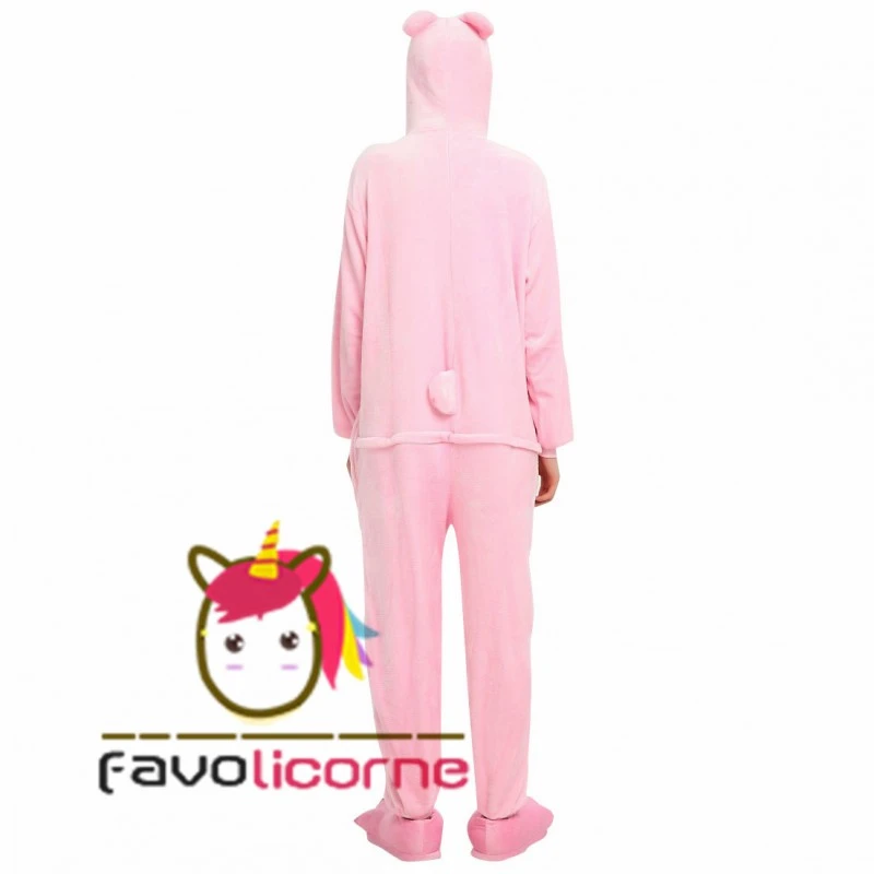 Combinaison Pyjama Cochon Rose Déguisement 5 Combinaison Pyjama Cochon Rose Déguisement – Image 5