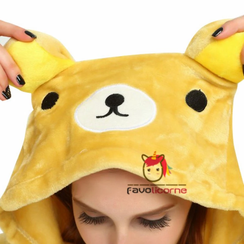 Combinaison Pyjama Rilakkuma Bear Déguisement 6 Combinaison Pyjama Rilakkuma Bear Déguisement – Image 6
