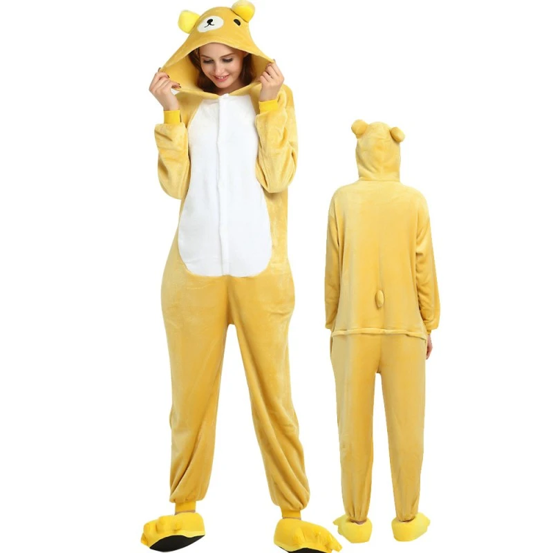 Combinaison Pyjama Rilakkuma Bear Déguisement 1 Combinaison Pyjama Rilakkuma Bear Déguisement