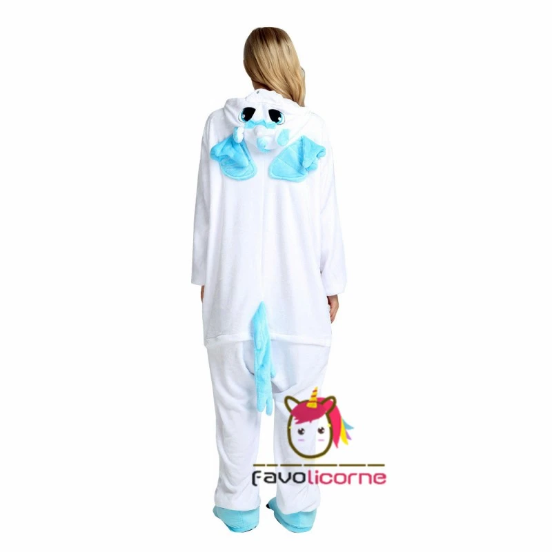 Combinaison Pyjama Licorne Bleue Déguisement 4 Combinaison Pyjama Licorne Bleue Déguisement – Image 4