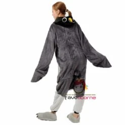 Femme Homme Combinaison Pyjama Pingouin Gris Déguisement -Favolicorne Déguisement Promos Magasin af190158 5