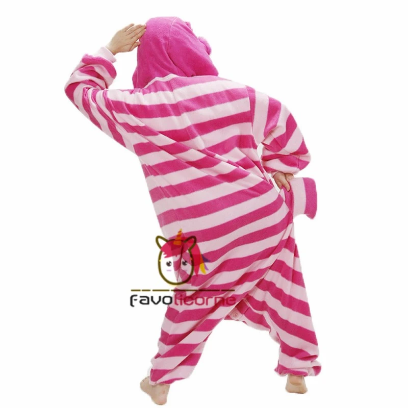 Femme Homme Combinaison Pyjama Chat Du Cheshire Déguisement 2 Femme Homme Combinaison Pyjama Chat Du Cheshire Déguisement – Image 2