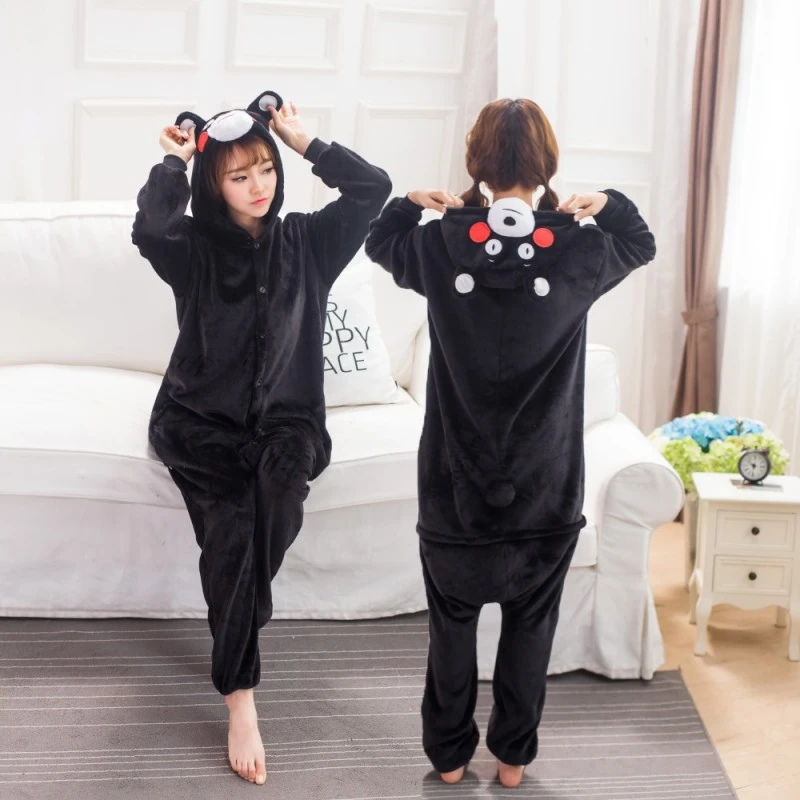 Femme Homme Combinaison Pyjama Kumamon Déguisement 1 Femme Homme Combinaison Pyjama Kumamon Déguisement