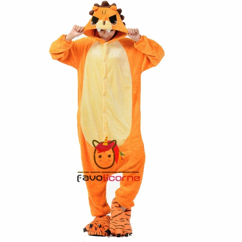 Femme Homme Combinaison Pyjama Lion 2 Femme Homme Combinaison Pyjama Lion – Image 2