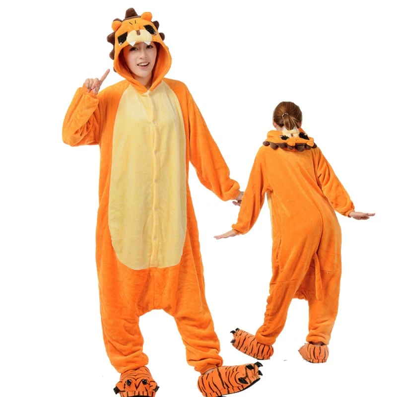 Femme Homme Combinaison Pyjama Lion 1 Femme Homme Combinaison Pyjama Lion