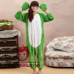 Femme Homme Combinaison Pyjama Grenouille Déguisement -Favolicorne Déguisement Promos Magasin af190177 4