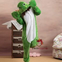 Femme Homme Combinaison Pyjama Grenouille Déguisement -Favolicorne Déguisement Promos Magasin af190177 5