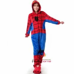 Femme Homme Combinaison Pyjama Spiderman Déguisement -Favolicorne Déguisement Promos Magasin af190178 2