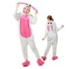 Femme Homme Combinaison Pyjama Lapin Bunny Déguisement