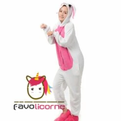 Femme Homme Combinaison Pyjama Lapin Bunny Déguisement -Favolicorne Déguisement Promos Magasin af190179 4