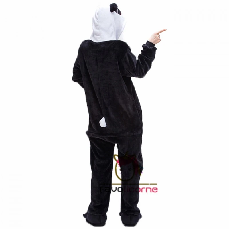 Femme Homme Combinaison Pyjama Pandas Déguisement 3 Femme Homme Combinaison Pyjama Pandas Déguisement – Image 3