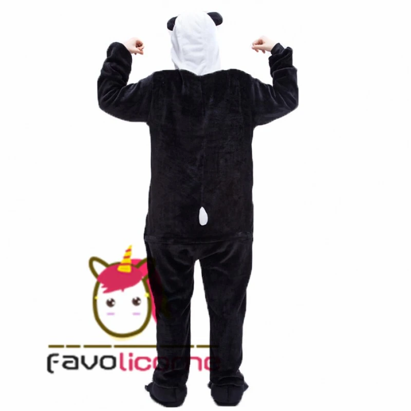 Femme Homme Combinaison Pyjama Pandas Déguisement 5 Femme Homme Combinaison Pyjama Pandas Déguisement – Image 5