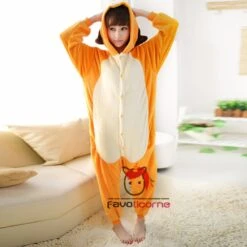 Femme Homme Combinaison Pyjama Lion Adulte Déguisement -Favolicorne Déguisement Promos Magasin af190187 2