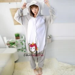 Femme Homme Combinaison Pyjama Éléphant Gris Déguisement -Favolicorne Déguisement Promos Magasin af190190 1