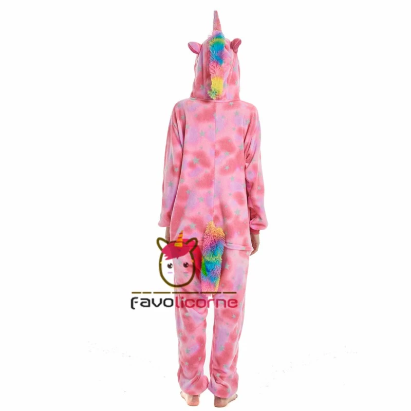 Femme Homme Combinaison Pyjama Dream Licorne Rose Déguisement 2 Femme Homme Combinaison Pyjama Dream Licorne Rose Déguisement – Image 2
