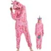 Femme Homme Combinaison Pyjama Dream Licorne Rose Déguisement