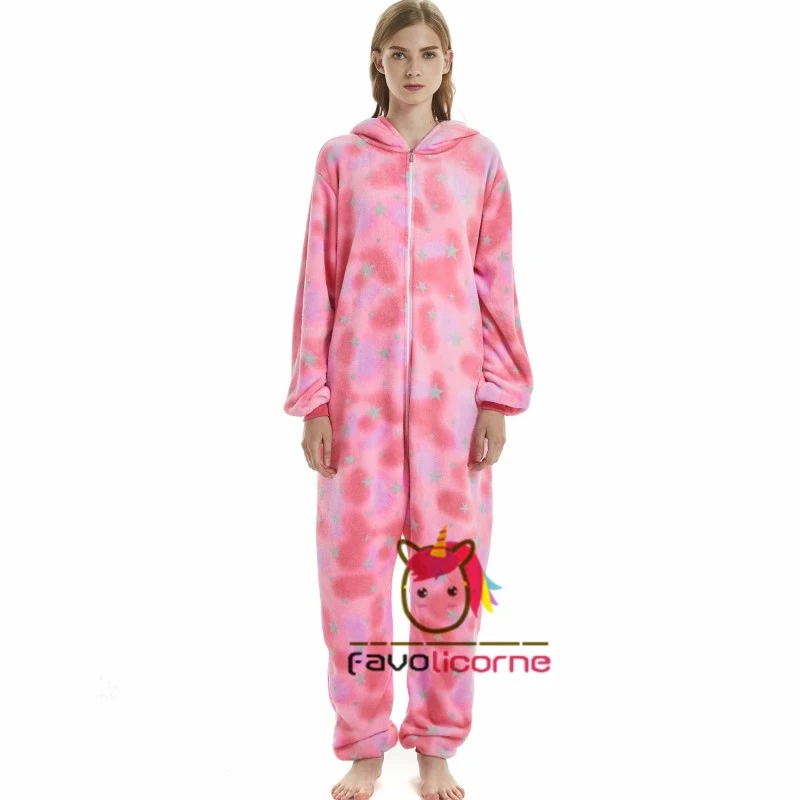 Femme Homme Combinaison Pyjama Dream Licorne Rose Déguisement 3 Femme Homme Combinaison Pyjama Dream Licorne Rose Déguisement – Image 3
