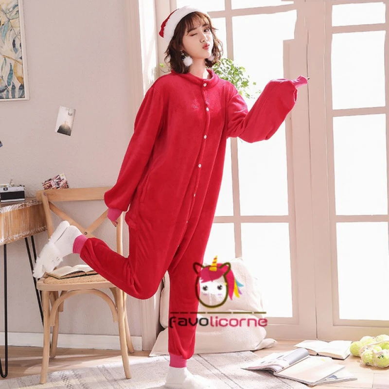 Pyjama Combinaison Santa Claus Déguisement 3 Pyjama Combinaison Santa Claus Déguisement – Image 3