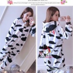 Pyjama Combinaison Vache Pour Adulte Déguisement -Favolicorne Déguisement Promos Magasin af19022 5