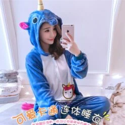 Pyjama Licorne Combinaison Déguisement Bleue 9 Pyjama Licorne Combinaison Déguisement Bleue -Favolicorne Déguisement Promos Magasin af19026 2