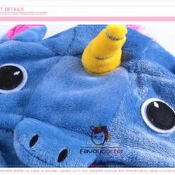 Pyjama Licorne Combinaison Déguisement Bleue 10 Pyjama Licorne Combinaison Déguisement Bleue -Favolicorne Déguisement Promos Magasin af19026 3