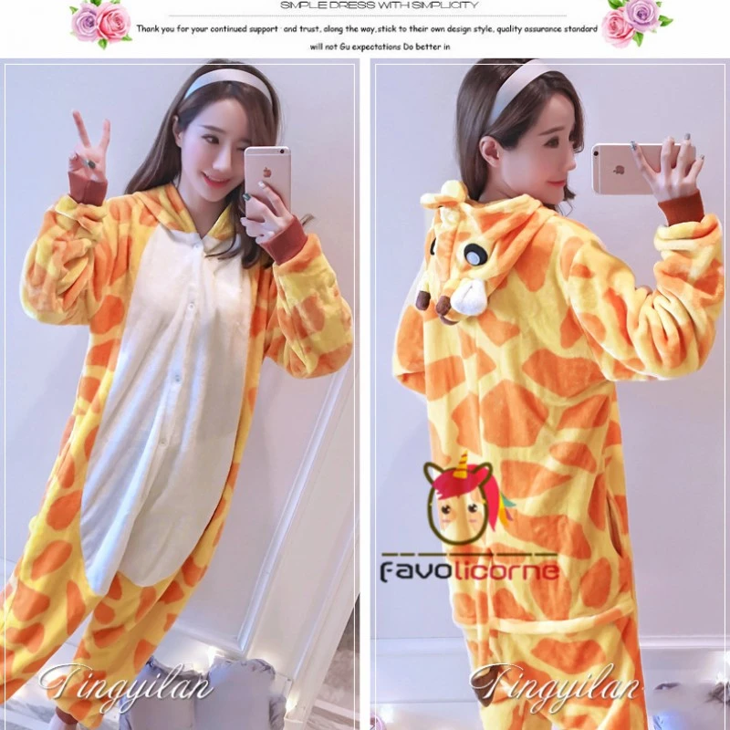 Pyjama Animaux Girafe Combinaison Déguisement 6 Pyjama Animaux Girafe Combinaison Déguisement – Image 6