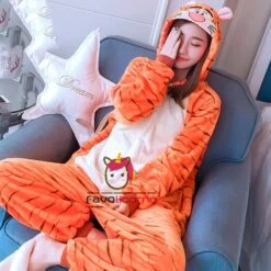 Pyjama Tigrou Animaux Combinaison Déguisement -Favolicorne Déguisement Promos Magasin af19032 1