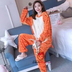 Pyjama Tigrou Animaux Combinaison Déguisement -Favolicorne Déguisement Promos Magasin af19032 3