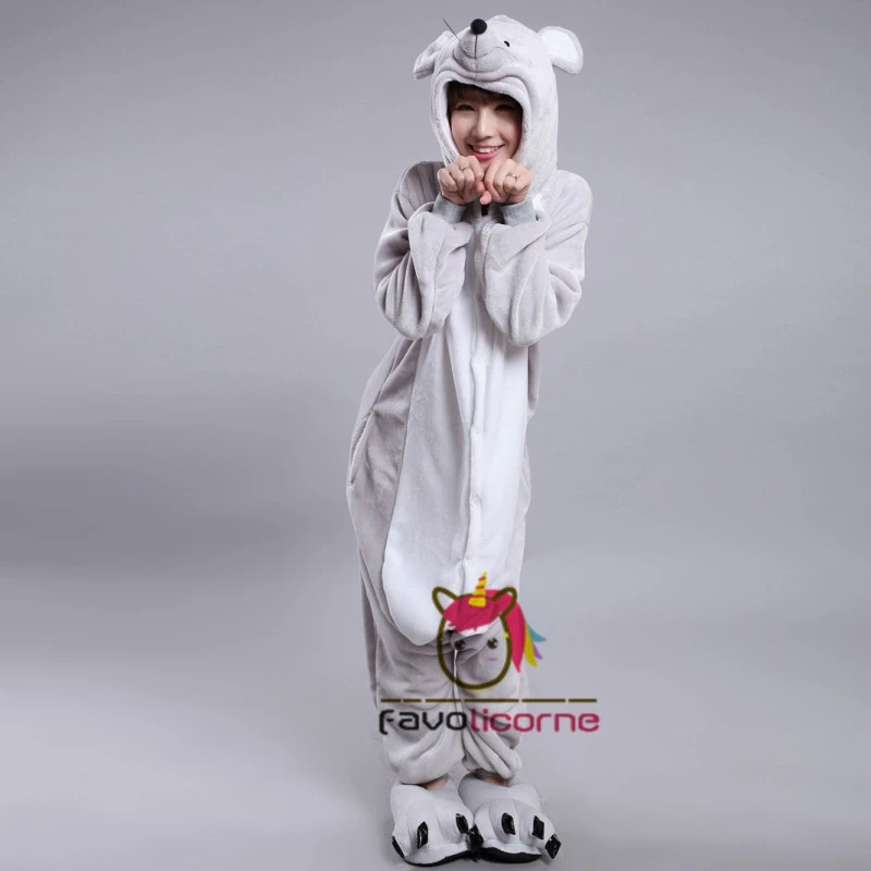 Pyjama Mouse Animaux Combinaison Déguisement 3 Pyjama Mouse Animaux Combinaison Déguisement – Image 3